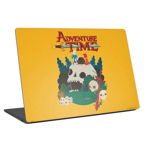 Adult Swim Adventure Time Cave Of Skulls Universal Laptop 16.6in (13.4 x 9.7in) Skin